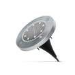 Lampă solară LED - circulară - alb cald - 12 cm
