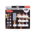 Stern Fabrik - set lumânări cu LED - cu telecomandă - alb - 10 buc. / blister