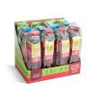 Sticlă sport - plastic, transparent - 800 ml - 3 culori