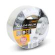 Bandă Adezivă din Aluminiu Armată cu Fibra de Sticlă – 50 m x 50 mm, 150-170 microni, Lângă-rezistentă