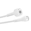 Cablu prelungitor pentru șirurile luminoase LED - IP44 - 5 m - alb
