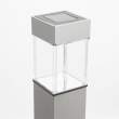 Lampă LED  solară  pt. exterior - inox