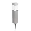 Lampă LED  solară  pt. exterior - inox