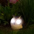Lampa solara LED figurina - Bufnita