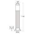 Lampa tip stalp, E27, model SAURO 1100. pt. exterior