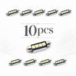 Pachet 10 Leduri auto sofit 39mm 3W can-bus Carguard