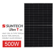 Panou Solar Suntech Ultra T 2.0 500W HALF-CELL N-TYPE TOPCon  BLACK THRU BIFACIAL DOUBLE-GLASS MODULE