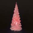 Pom de Craciun LED, acril, 18 cm
