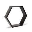 Raft de perete - hexagonal - 29 x 25 cm - 4 tipuri