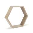 Raft de perete - hexagonal - 29 x 25 cm - 4 tipuri