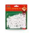 Set agațat jgheab - transparent - 50 buc/pachet