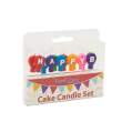 Set lumanari pt. tort „Happy Birthday” – 13 piese/pachet