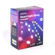 Șir de lumină inteligentă - USB - 50 LED-uri RGBIC - 5 m - Bluetooth cu mod muzică - IP65