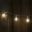 Sir luminos 10 LED-uri, cu baterie, model Cristal