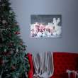 Tablou de Crăciun cu LED - 40 x 30 cm