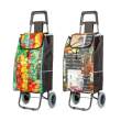Troller de cumpărături cu roți – 2 modele – 100 x 36 x 25 cm – poliester