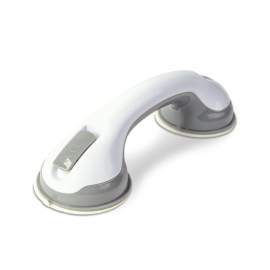 Mâner de sprijin pentru baie cu ventuze – 30 cm – alb – max 50 kg