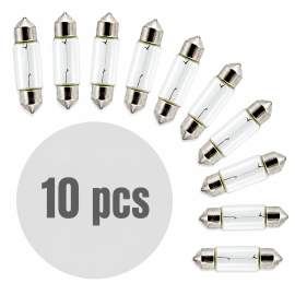 Bec auto C5W- 11x35mm 12V 5W - set de 10 - CARGUARD