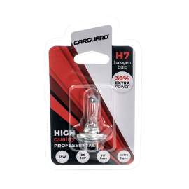 Bec halogen H7, 55W, +30% intensitate - CARGUARD