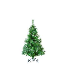 Brad artificial – 120 cm – cu ramuri dese – PVC – înzăpezit