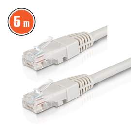 Cablu Internet UTP CAT6 CCA Gri - 5 m