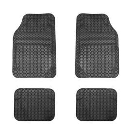 Covorase auto universale ajustabile Carguard – 68 x 44 cm / 44 x 34 cm PVC – negru