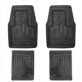 Covorașe auto universale ajustabile groase și aderente Carguard – 72 x 47 cm / 71 x 43,5 cm PVC – negru