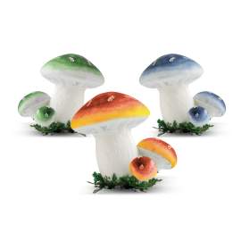 Decor de grădină - ciupercă - 6 cm - 3 tipuri