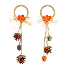 Decorațiune de toamnă – coroniță pentru ușă – 2 modele – 30,5 cm