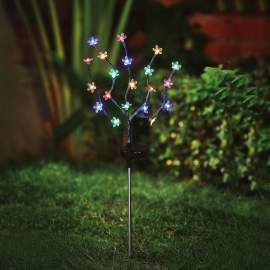 Floare solară - 20 LED - 65 cm