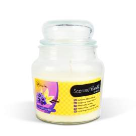 Lumânare parfumată – borcan cu capac – Violet & Vanilla – 310 g