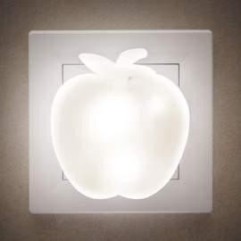 Lumină de veghe model măr (alb cald)