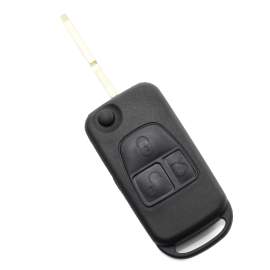 Mercedes Benz - Carcasa tip cheie briceag cu 3 butoane, lama 4 