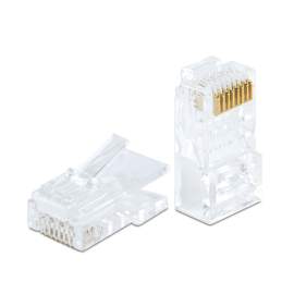 Mufă RJ45 UTP CAT6 Pass-Through - 8P8C Plastic