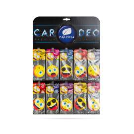 Odorizant auto Paloma Emo/Smiley Display 9x90 buc