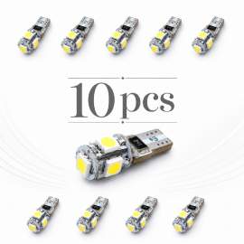 Pachet 10 Leduri auto pozitie can-bus T10 3W Carguard