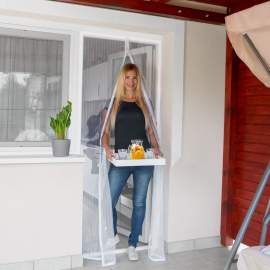 Perdea anti-ţânţari pt. uşi închidere magnetică 100 x 210 cm Model băiat+fată