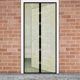 Perdea anti-ţânţari pt. uşi <br>închidere magnetică, 100 x 210 cm, Model floral