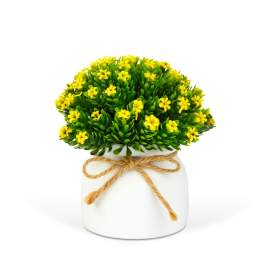 Plantă artificială decorativă - Flori mici - 3 modele - 18 x 8,5 cm