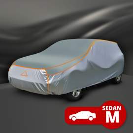 Prelată auto impermeabilă anti-grindină pentru sedan, mărimea M, 431 x 165 x 120 cm