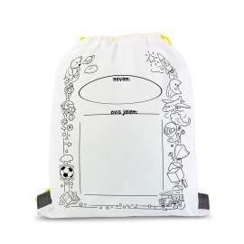 Sac de Sport Colorabil - Cu 4 Markere, 33 x 27 cm