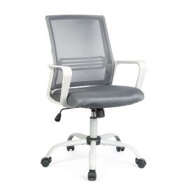 Scaun de birou ergonomic cu brațe fixe, gri, 70 x 51 / 52 x 50 cm