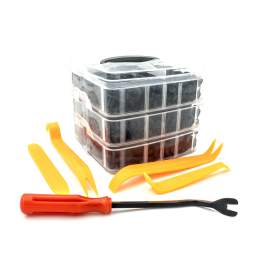 Set de 620 de Cleme din Plastic + 5 unelte Carguard