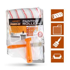 Set Trafalet 5 Piese – Rolă 18 cm + Tăviță + Pensulă + Folie + Cadru