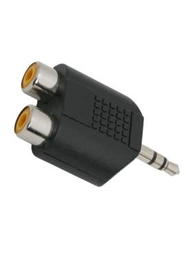 Adaptoare-Y RCA / JACK2 x soclu RCA-3,5 fisa st. JACK