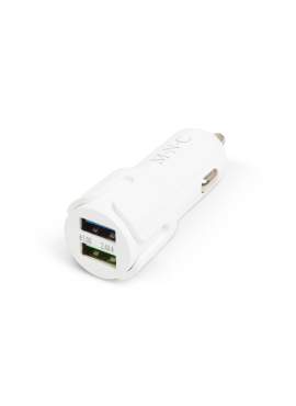 Adaptor bricheta 2 x USB – Alb