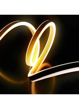 Banda LED NEON - alb cald - 5 m - 220-240V - 2835 SMD - 120 LED/m - 6W/m