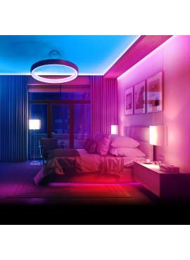 Bandă LED RGB - 3 m - IP65 - 220-240V - 5050 SMD - 30 LED/m - 7,2 W/m