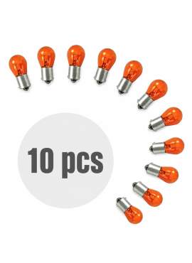 Bec auto Portocaliu PY21W- BAU15s 12V 21W - set de 10 - CARGUARD