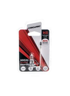 Bec halogen H3 55W, +30% intensitate - CARGUARD